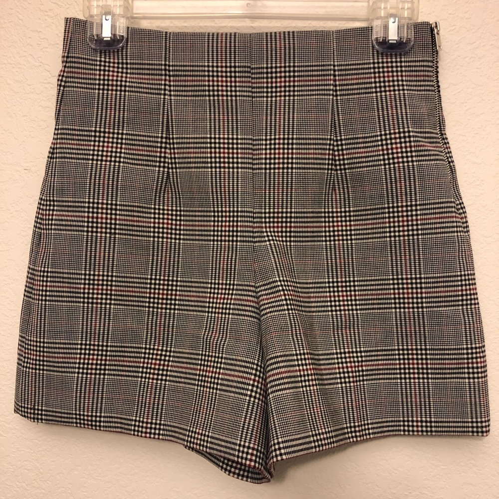 Zara Shorts - Plaid High Waist